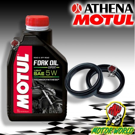 KIT REVISIONE FORCELLA PARAOLI ATHENA OLIO MOTUL YAMAHA XT TENERE 600 1995 1998