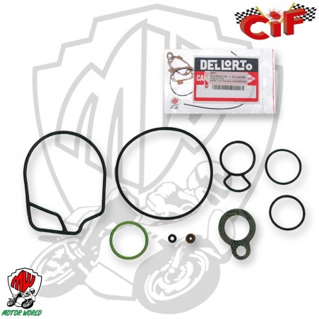 KIT GUARNIZIONI REVISIONE CARBURATORE PHVA 12 SCOOTER VARI PIAGGIO-GILERA