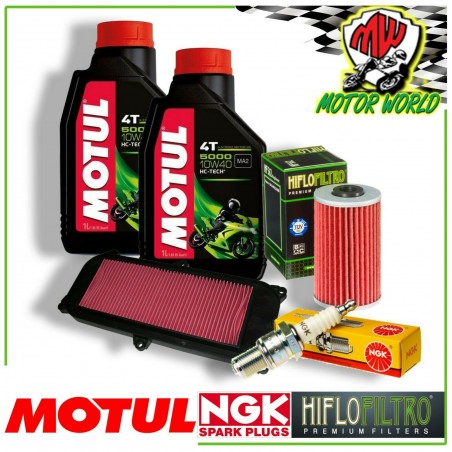 KIT TAGLIANDO OLIO MOTUL 5000 + FILTRI CANDELA KYMCO Grand Dink E3 125 2008 2009