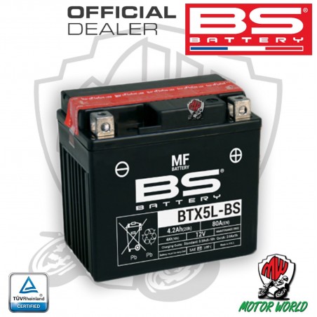 BATTERIA BS MF BTX5L-BS PER APRILIA