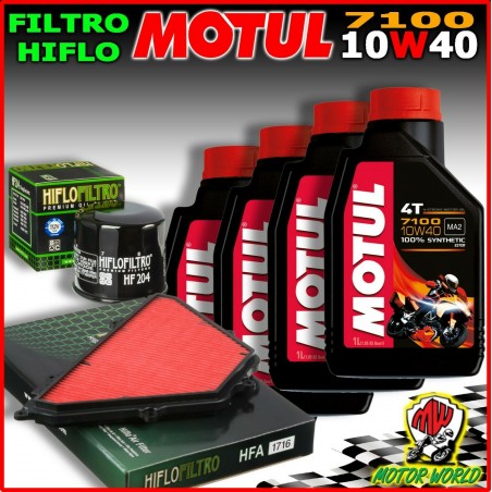 KIT TAGLIANDO OLIO MOTUL 7100 10W40 + FILTRI HONDA ADV - X-ADV 750 2017 / 2019