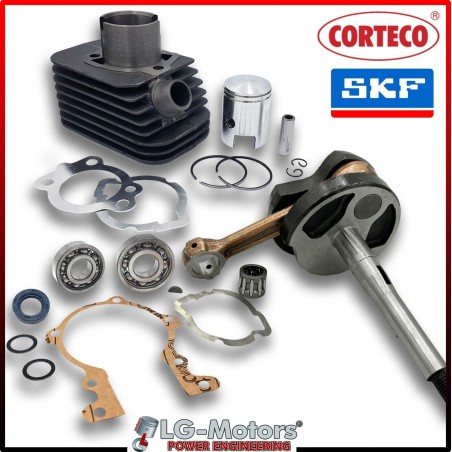 KIT REVISIONE MOTORE ALBERO CILINDRO CUSCINETTI PARAOLI PIAGGIO SI 50