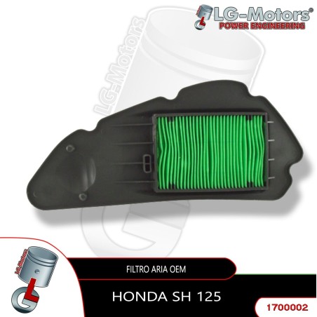 FILTRO ARIA LG MOTORS RIF. 17210K01900 PER HONDA 125 SH IE ABS (JF41E) 2017