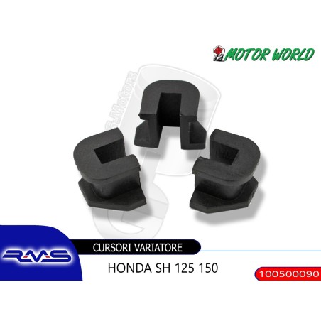 Kit 3 pezzi tasselli cursori traino per variatore Honda FES NES PES SH 125 150