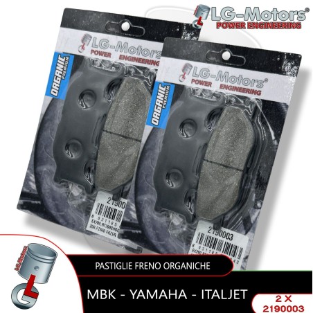 COPPIA PASTIGLIE FRENO ANTERIORI PER YAMAHA XJ6-F Diversion 600 2013