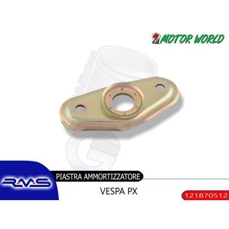 PIASTRA AMMORTIZZATORE PER PIAGGIO VESPA PX 125 150 200 ARCOBALENO 174806