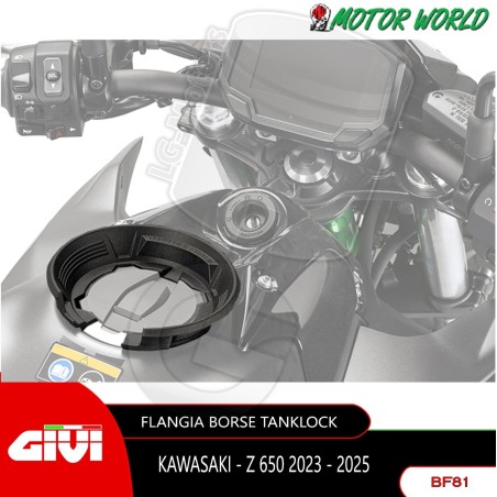 GIVI BF81 TANKLOCK FLANGIA BORSE SERBATOIO SPECIFICA KAWASAKI Z 650 2023 - 2025