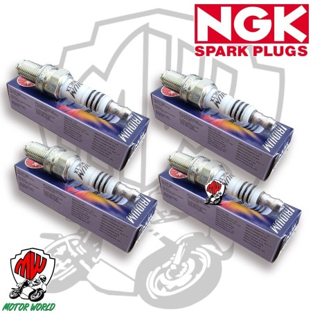 4 CANDELE NGK IRIDIUM DCPR9EIX APRILIA TUONO R 1000 2002   2004