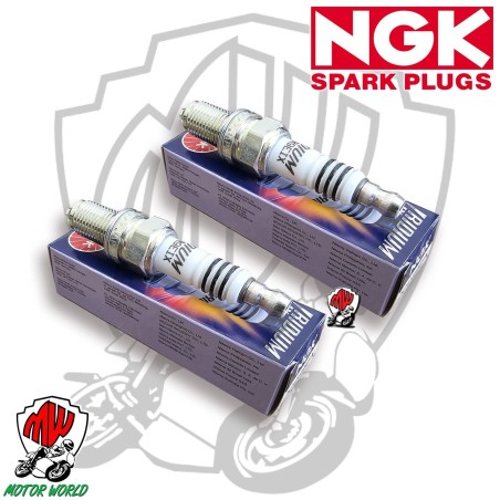 2 CANDELE NGK IRIDIUM DCPR9EIX BUELL XB9R 1000 2001   2007