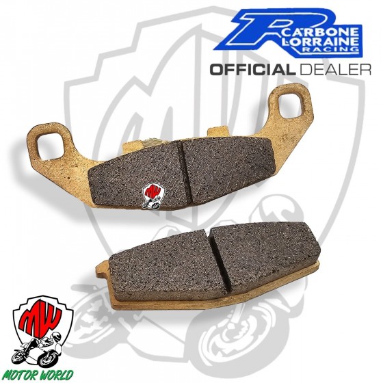 COPPIA PASTIGLIE FRENO CARBONE LORRAINE SUZUKI RGV 250 SP 1991 Gamma POSTERIORE