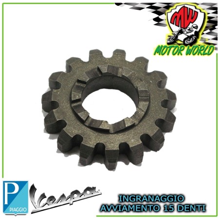 INGRANAGGIO MESSA IN MOTO 15-10 PIAGGIO VESPA 50 S 68-82 ESTERO TELAIO V5SA1T