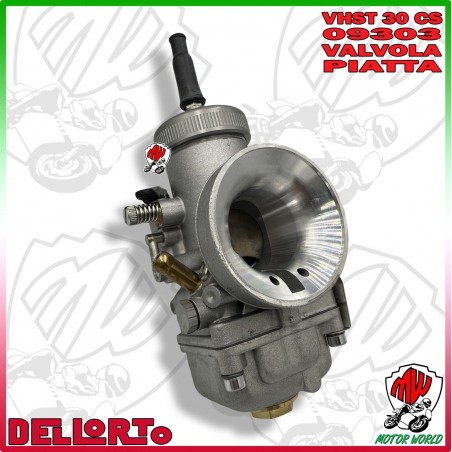 09303 CARBURATORE DELL'ORTO RACING VHSH 30 CS VALVOLA PIATTA VESPA 50 125 130