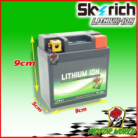 BATTERIA LITIO SKYRICH LFP01 LEGGERA PICCOLA KTM 450 SX-F [450] 2016 2017 2018