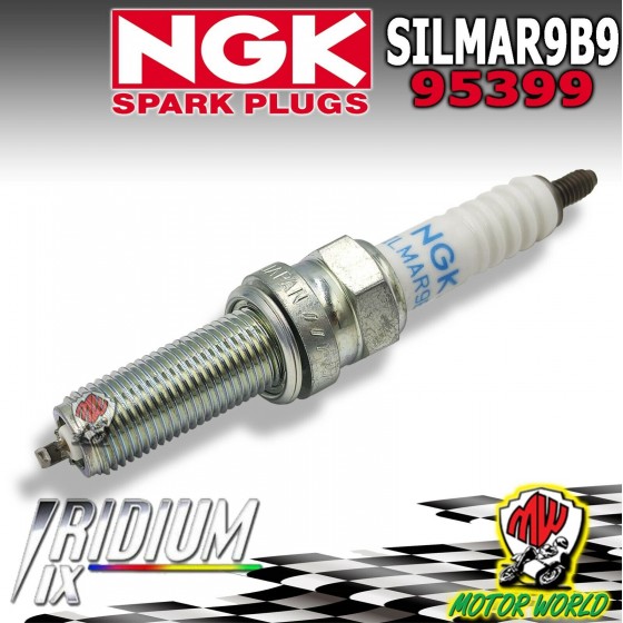 CANDELA NGK SPARK PLUG IRIDIUM SILMAR9B9 KAWASAKI H2 1000 SX ABS SE + 2019