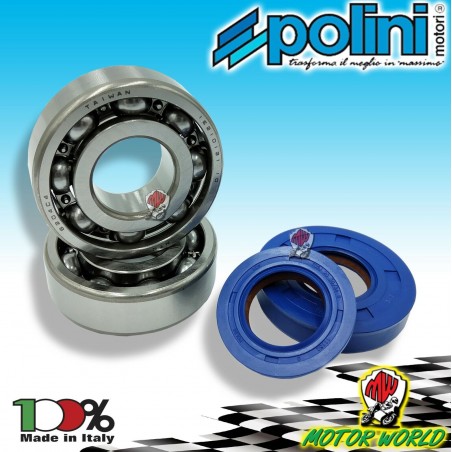 KIT CUSCINETTI PARAOLI BANCO ALBERO MOTORE POLINI YAMAHA JOG R 50