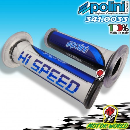 COPPIA MANOPOLE CHIUSE 22-24mm POLINI HI SPEED HARRI'S UNIVERSALI SCOOTER MOTO