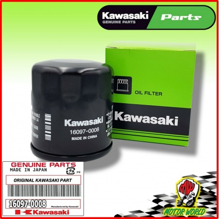 16097 - 0008 FILTRO OLIO ORIGINALE PER Kawasaki Z 650 ABS 2023 2024