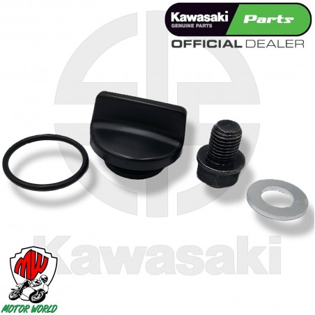 KIT TAPPO SCARICO CARICO OLIO RONDELLA ORIGINALE KAWASAKI NINJA H2 SX 1000 2020