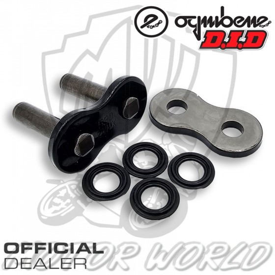 Giunto per catena Moto DID 530 (50) ZVM-X ZJ X-Ring Nero Xring falsa maglia ZVMX