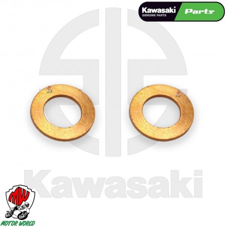 KIT 2 RONDELLE IN RAME PER RACCORDO KAWASAKI KLE 500 2006 2007