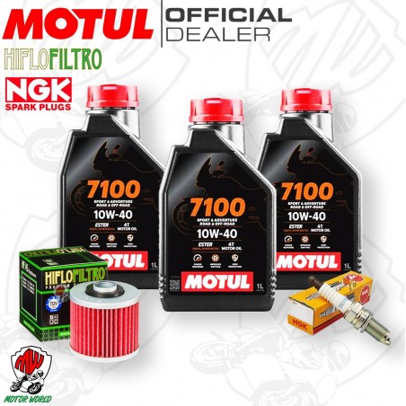 Tagliando YAMAHA TT 600 R 1989-2002 Kit Olio Motul 7100 Filtro Candela TT600