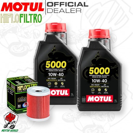 Tagliando YAMAHA YP Majesty 400 2008 2009 2010 Kit Olio Motul 5000 Filtro YP400