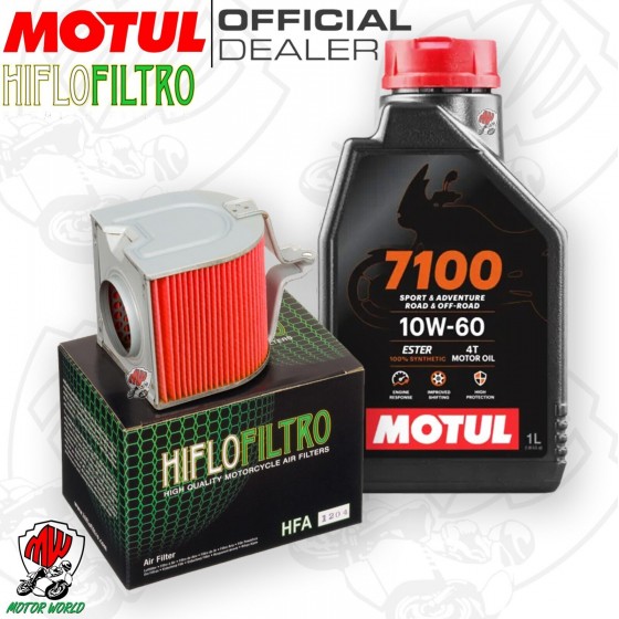 Kit tagliando Olio Motul 7100 10W60 + Filtro Honda CN 250 Helix 1986 - 2007