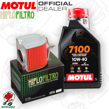 Kit tagliando Olio Motul 7100 10W40 + Filtro Honda CN 250 Helix 1986 - 2007