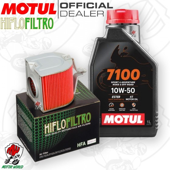 Kit tagliando Olio Motul 7100 10W50 + Filtro Honda CN 250 Helix 1986 - 2007