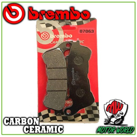 07063 BREMBO 2 PASTIGLIE ANTERIORI CERAMIC SUZUKI BURGMAN 200 2016 2017 2018