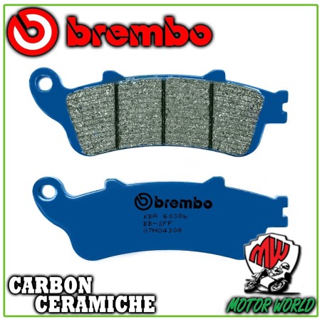 07HO4308 BREMBO 2 PASTIGLIE ANTERIORI CERAMIC HONDA VTX 1800 DAL 2001