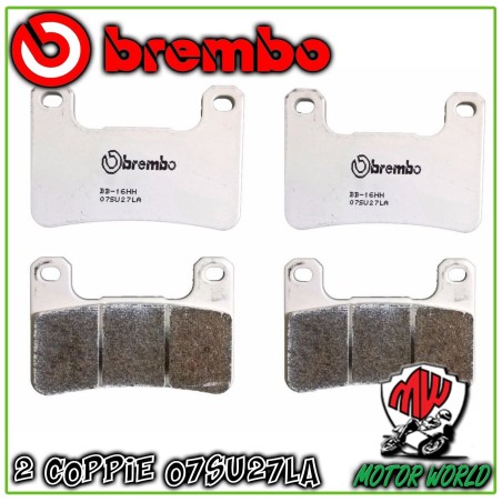 07SU27LA BREMBO 4 PASTIGLIE ANTERIORI SINTER SUZUKI M RZ INTRUDER 1800 2011 2012