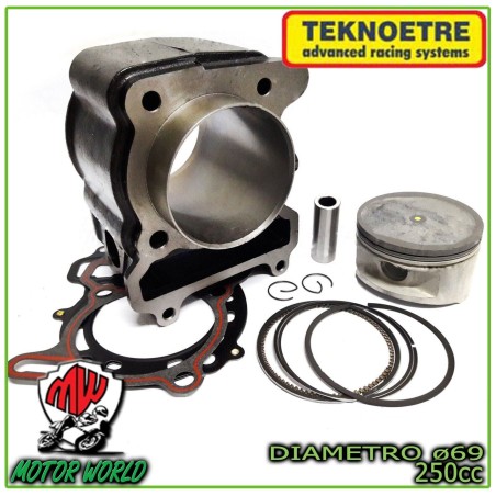 GRUPPO TERMICO CILINDRO E PISTONE 250 CC PER YAMAHA YP R X-MAX XMAX X MAX 250