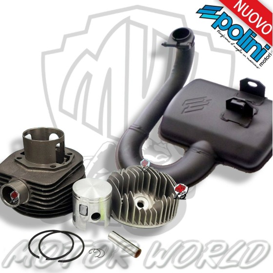 KIT MODIFICA CILINDRO POLINI 177CC + MARMITTA POLINI VESPA PX PE 125 150