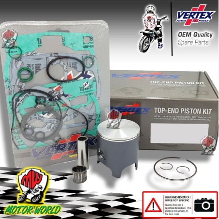 KIT PISTONE + GABBIA + GUARNIZIONI TESTA VERTEX per HONDA CR 85 2005 2006 2007