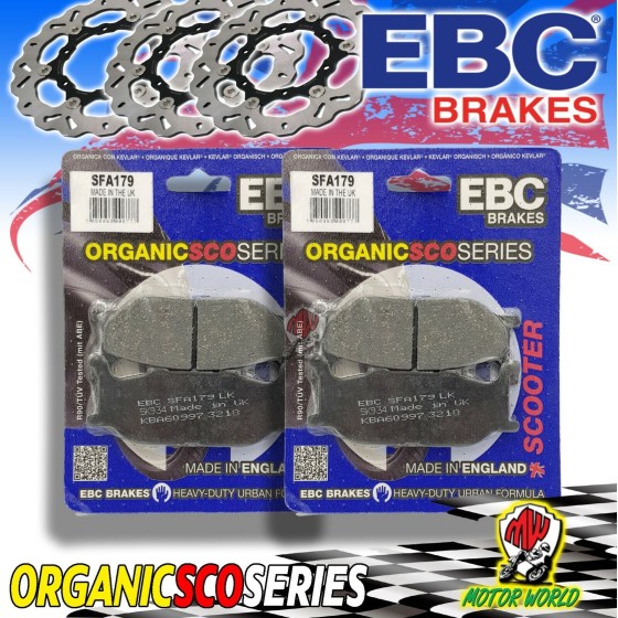 KIT PASTIGLIE FRENO EBC ANTERIORI YAMAHA XVZ TF ROYAL STAR VENTURE 1300 2000