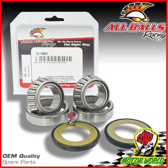 KIT CUSCINETTI CALOTTE DI STERZO ALL BALLS Yamaha YZF-R6S 2006 2007 2008 2009