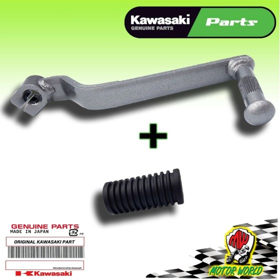 LEVA PEDALE CAMBIO MARCE + GOMMINO GENUINE KAWASAKI ER-6F 650 2006 2007 2008