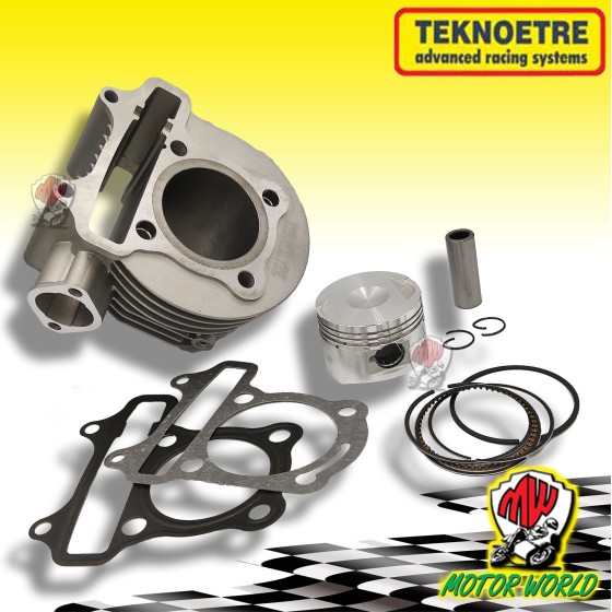 KIT ETRE GRUPPO TERMICO CILINDRO IN ALLUMINIO 52,4mm KYMCO VIVIO 125 150 2000