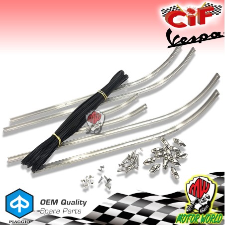 SERIE KIT STRISCE PEDANA PIAGGIO VESPA 50 SPECIAL R L N - 125 ET3 PRIMAVERA