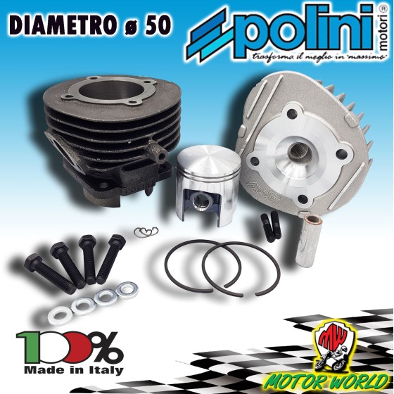 KIT CILINDRO POLINI 85cc VESPA 50 PK XL D.50 CORSA 43mm