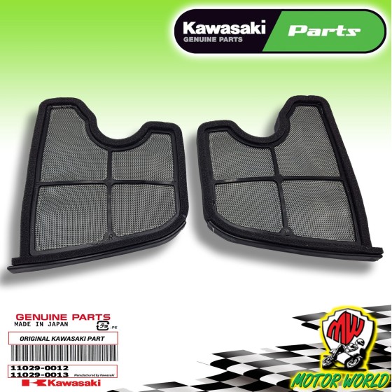 KIT 2 FILTRO FILTRI ARIA ORIGINALE OEM KAWASAKI W 800 2016 2017 2018 2019 2020