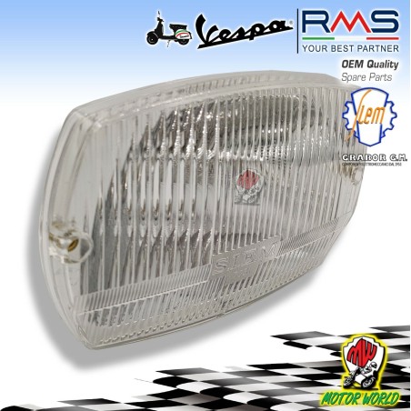 FANALE - FARO ( LUCE ) ANTERIORE COMPLETO PER PIAGGIO VESPA 50 SPECIAL . NUOVO