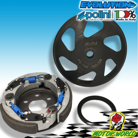 KIT CAMPANA + FRIZIONE POLINI EVOLUTION RACING APRILIA RALLY SR SCARABEO 50