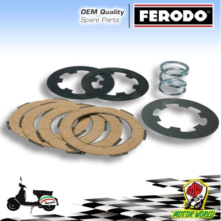 KIT DISCHI FRIZIONE RINFORZATI FERODO CON MOLLA PIAGGIO VESPA 50 2T XL