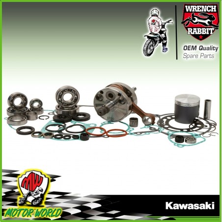 KIT REVISIONE MOTORE RINFORZATO WRENCH RABBIT KAWASAKI KX 100 1998 1999 2000