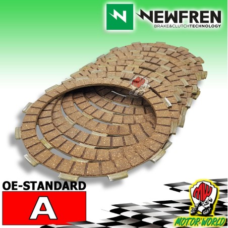 F1969A KIT 8 DISCHI FRIZIONE GUARNITI NEWFREN SUZUKI XF FREEWIND 650 2001 2002