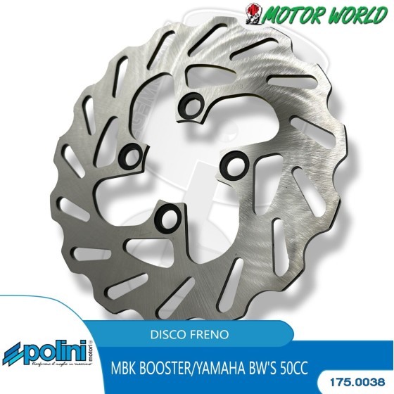 175.0038 DISCO FRENO ANTERIORE POLINI MBK BOOSTER SPIRIT YAMAHA BW'S 50 CC D.180