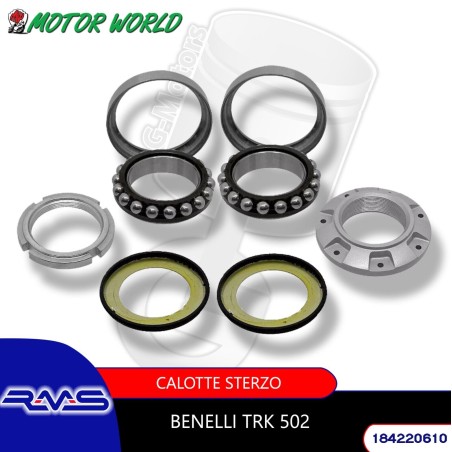 SET SERIE STERZO CUSCINETTI FORCELLA PER BENELLI TRK 502 / 702 (2017-2023)