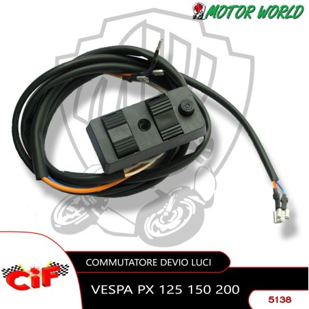 DEVIO LUCI PIAGGIO VESPA PX 125 E ARCOBALENO 1981 1982 1983 1984